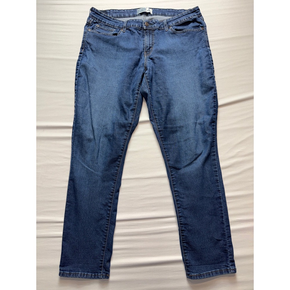 Signature by Levi Strauss & Co Skinny Jeans Blue Medium Wash Womens‎ 18 Medium